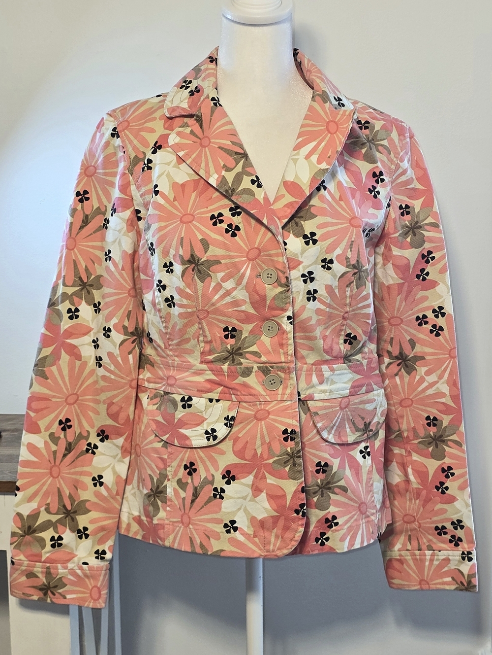 Ann Taylor Loft Floral Blazer Women's Size 6
